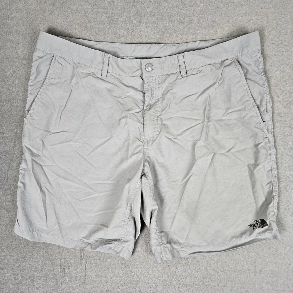 The‎ North Face Shorts Mens 40 Flashdry Hiking Outdoor Ripstop Pockets Gray EUC